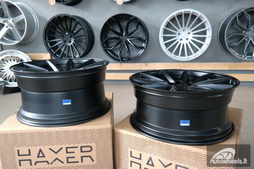 Ratlankis R19x8.5  5X112  ET  28  66.5  HX014  Black Half Matt (BLHM)  For HAXER  (P1)  ((QC2211))