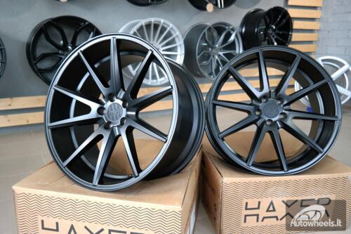 Ratlankis R19x8.5  5X112  ET  28  66.5  HX014  Black Half Matt (BLHM)  For HAXER  (P1)  ((QC2211))