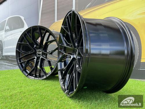 Ratlankis R20x9  5X120  ET  30  72.6  HX015F  (3S5981)  Black (BL)  For HAXER  (P2)  (HYBRID FORGED (Rear+Front))