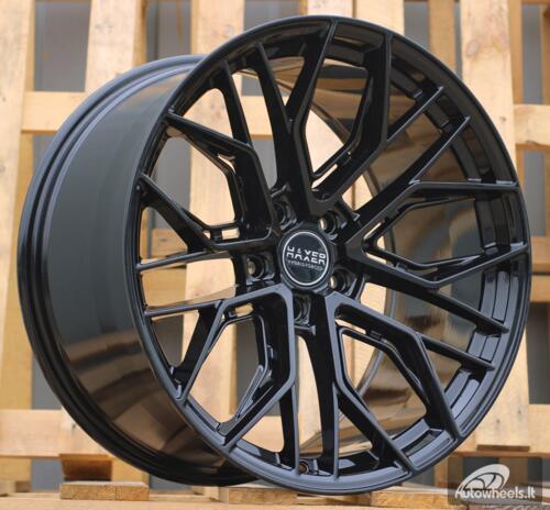Ratlankis R20x9  5X120  ET  30  72.6  HX015F  (3S5981)  Black (BL)  For HAXER  (P2+P)  (HYBRID FORGED (Rear+Front))