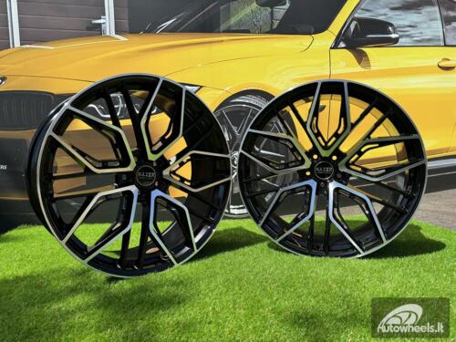 Ratlankis R20x9  5X120  ET  30  72.6  HX015F  (3S5981)  Black Polished (MB)  For HAXER  (K2)  (HYBRID FORGED (Rear+Front))