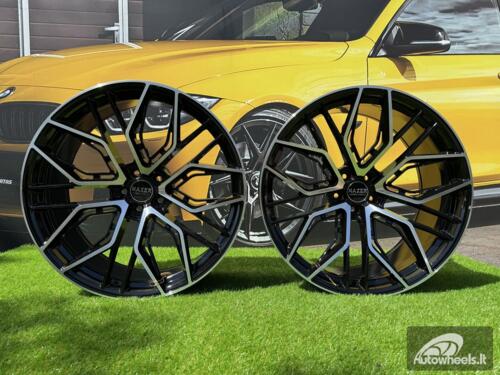 Ratlankis R20x9  5X120  ET  30  72.6  HX015F  (3S5981)  Black Polished (MB)  For HAXER  (K2)  (HYBRID FORGED (Rear+Front))