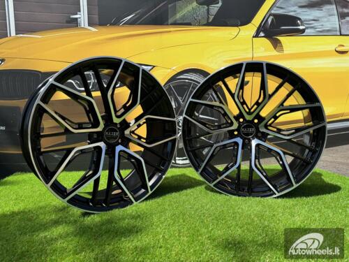 Ratlankis R20x9  5X112  ET  30  66.5  HX015F  (3S5981)  Black Polished (MB)  For HAXER  (K2+K4)  (HYBRID FORGED)
