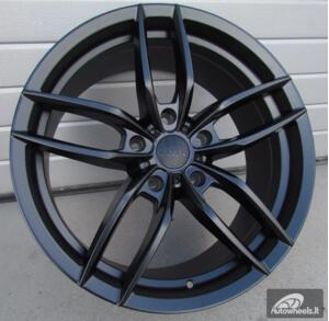 Ratlankis R19x8.5  5X130  ET  40  71.5  HX017  (BYD1407)  Black Half Matt (BLHM)  For HAXER  (K7)  ()