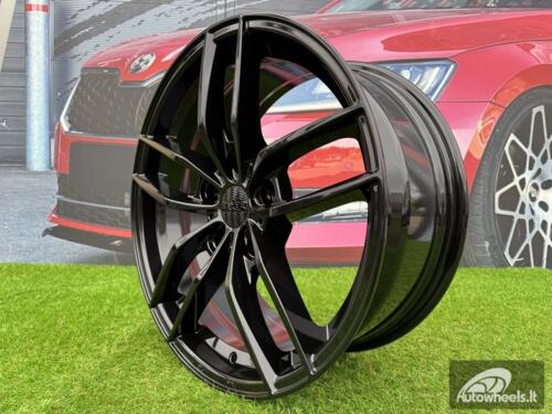 Ratlankis R18x8  5X127  ET  40  71.5  HX018  Black (BL)  For HAXER  (K7+P)