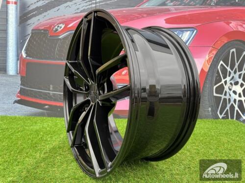 Ratlankis R18x8  5X127  ET  40  71.5  HX018  Black (BL)  For HAXER  (K7+P)