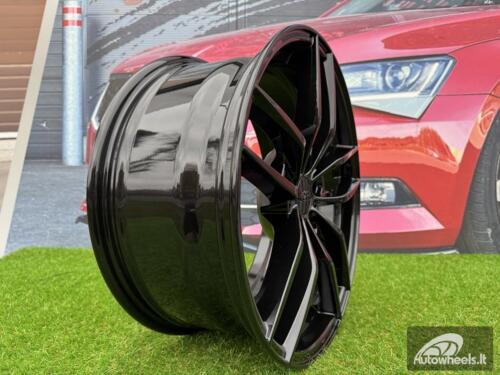 Ratlankis R18x8  5X127  ET  40  71.5  HX018  Black (BL)  For HAXER  (K7+P)