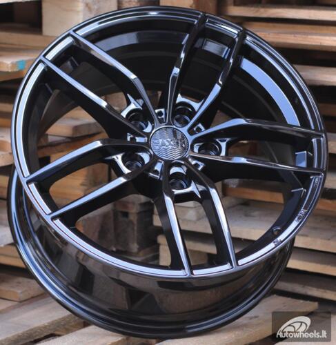 Ratlankis R18x8  5X127  ET  40  71.5  HX018  Black (BL)  For HAXER  (K7+P)