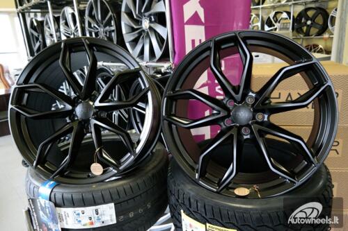 Ratlankis R21x10  5X112  ET  46  66.6  HX021  (3S104B)  Black Half Matt (BLHM)  For HAXER  (K4+P)  (HYBRID FORGED)