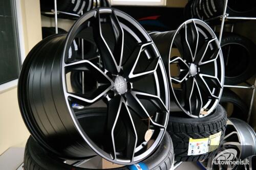 Ratlankis R21x10  5X112  ET  46  66.6  HX021  (3S104B)  Black Half Matt (BLHM)  For HAXER  (K4+P)  (HYBRID FORGED)