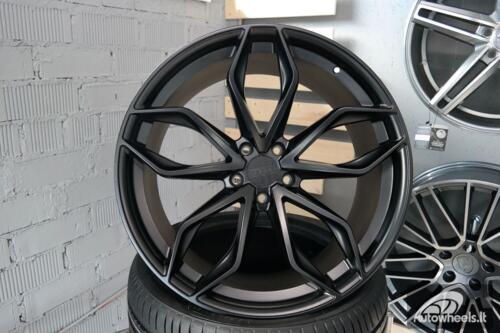 Ratlankis R21x10  5X112  ET  46  66.6  HX021  (3S104B)  Black Half Matt (BLHM)  For HAXER  (K4+P)  (HYBRID FORGED)