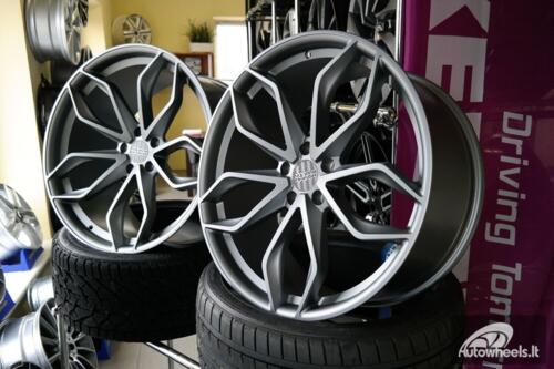 Ratlankis R21x10.5  5X120  ET  38  72.6  HX021  (3S104B)  Gun Metal Half Matt (GMHM)  For HAXER  (K7)  (HYBRID FORGED)