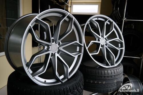 Ratlankis R21x10.5  5X120  ET  38  72.6  HX021  (3S104B)  Gun Metal Half Matt (GMHM)  For HAXER  (K7)  (HYBRID FORGED)