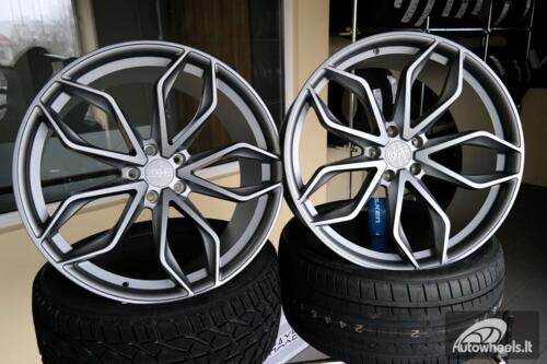 Ratlankis R21x10.5  5X120  ET  38  72.6  HX021  (3S104B)  Gun Metal Half Matt (GMHM)  For HAXER  (K7)  (HYBRID FORGED)