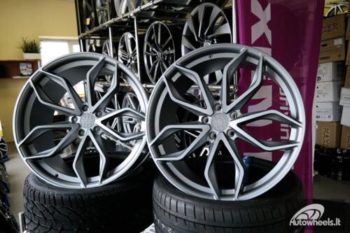 Ratlankis R21x10.5  5X120  ET  38  72.6  HX021  (3S104B)  Gun Metal Half Matt (GMHM)  For HAXER  (K7)  (HYBRID FORGED)