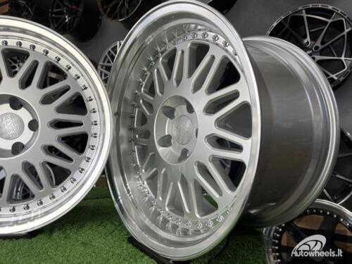 Ratlankis R18x9  5X120  ET  22  74.1  HX028  Silver+Polished Lip (SP)  For HAXER  (N2)  ())