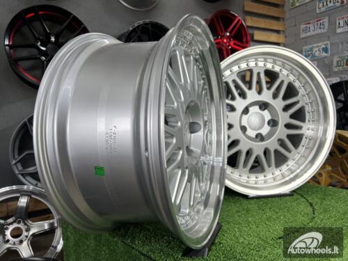 Ratlankis R19x9.5  5X120  ET  20  74.1  HX028  (QC1130)  Silver+Polished Lip (SP)  HAXER  (K3)  (Rear+Front)