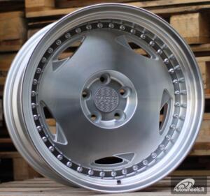 Ratlankis R16x8  5X112  ET  20  66.6  HX029  Polished Silver+Polished Lip (MSPL)  For HAXER  (K4)  ()