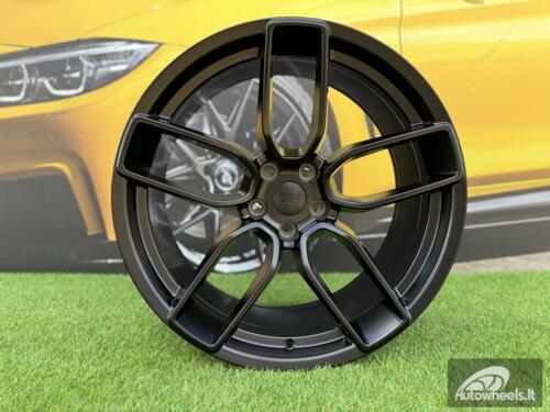 Ratlankis R20x10.5  5X115  ET  25  71.5  HX031  Black Half Matt (BLHM)  For HAXER  (K4)  (Rear+Front)