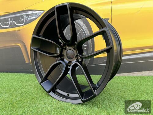 Ratlankis R20x10.5  5X115  ET  25  71.5  HX031  Black Half Matt (BLHM)  For HAXER  (K4)  (Rear+Front)