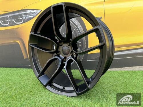 Ratlankis R20x9  5X115  ET  20  71.5  HX031  Black Half Matt (BLHM)  For HAXER  (P)  (Rear+Front)