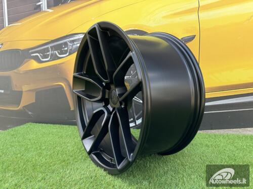 Ratlankis R20x9  5X115  ET  20  71.5  HX031  Black Half Matt (BLHM)  For HAXER  (P)  (Rear+Front)