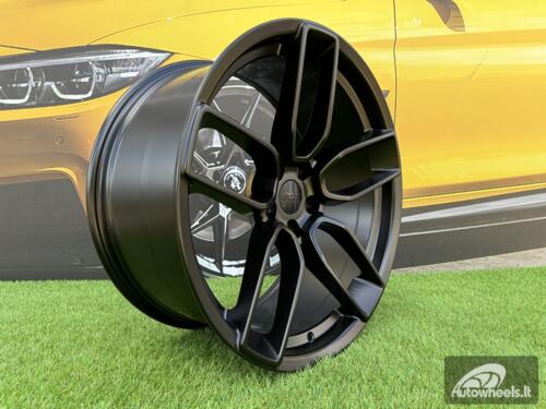 Ratlankis R20x9  5X115  ET  20  71.5  HX031  Black Half Matt (BLHM)  For HAXER  (P)  (Rear+Front)