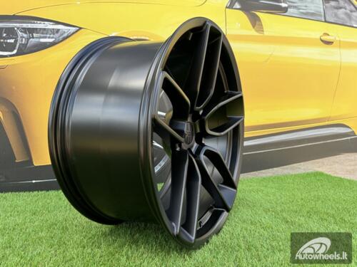 Ratlankis R20x9  5X115  ET  20  71.5  HX031  Black Half Matt (BLHM)  For HAXER  (P)  (Rear+Front)