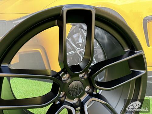 Ratlankis R20x9  5X115  ET  20  71.5  HX031  Black Half Matt (BLHM)  For HAXER  (P)  (Rear+Front)