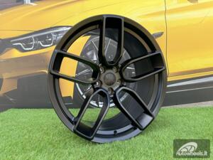 Ratlankis R20x11  5X115  ET  18  71.5  HX031  (IN5581)  Black Half Matt (BLHM)  For HAXER  (P2+P1)  (Rear+Front)