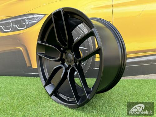 Ratlankis R20x11  5X115  ET  18  71.5  HX031  (IN5581)  Black Half Matt (BLHM)  For HAXER  (P2)  (Rear+Front)