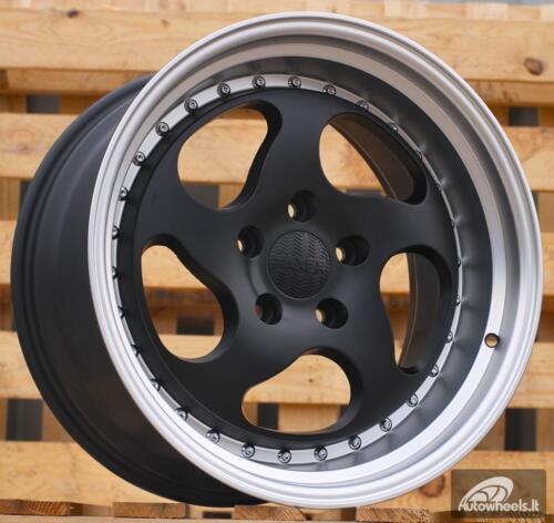 Ratlankis R18x8.5  5X120  ET  25  74.1  HX032  Black Half Matt (BLHM)  For HAXER  (K3)  (Rear+Front )