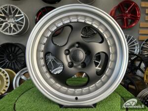 Ratlankis R18x8.5  5X120  ET  35  72.6  HX032  Black Half Matt (BLHM)  For HAXER  (K3)  (Rear+Front )