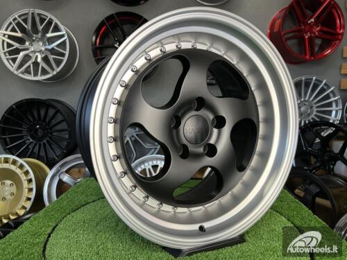 Ratlankis R18x8.5  5X120  ET  35  72.6  HX032  Black Half Matt (BLHM)  For HAXER  (K3)  (Rear+Front )