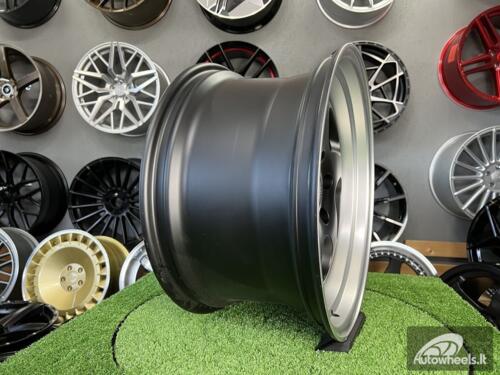 Ratlankis R18x8.5  5X120  ET  35  72.6  HX032  Black Half Matt (BLHM)  For HAXER  (K3)  (Rear+Front )