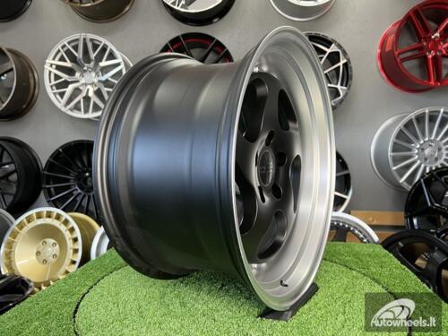 Ratlankis R18x8.5  5X120  ET  35  72.6  HX032  Black Half Matt (BLHM)  For HAXER  (K3)  (Rear+Front )