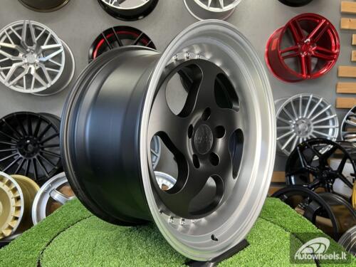 Ratlankis R18x8.5  5X120  ET  35  72.6  HX032  Black Half Matt (BLHM)  For HAXER  (K3)  (Rear+Front )