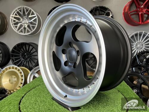 Ratlankis R18x8.5  5X120  ET  35  72.6  HX032  Black Half Matt (BLHM)  For HAXER  (K3)  (Rear+Front )
