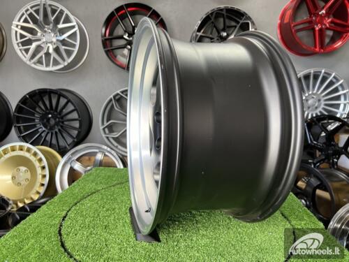 Ratlankis R18x8.5  5X120  ET  35  72.6  HX032  Black Half Matt (BLHM)  For HAXER  (K3)  (Rear+Front )