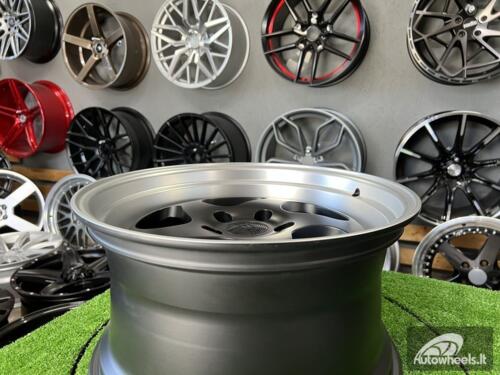 Ratlankis R18x8.5  5X120  ET  35  72.6  HX032  Black Half Matt (BLHM)  For HAXER  (K3)  (Rear+Front )