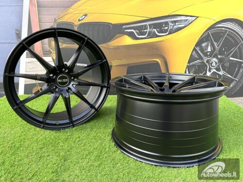 Ratlankis R19x9  5X120  ET  33  72.6  HX034  (B5797)  Black Half Matt (BLHM)  For HAXER  (K4+K2)  (Rear+Front)