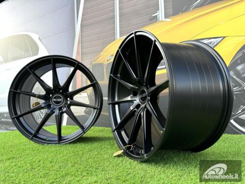 Ratlankis R19x9  5X120  ET  20  72.6  HX034  (B5797)  Black Half Matt (BLHM)  For HAXER  (Z7)  (Rear+Front)