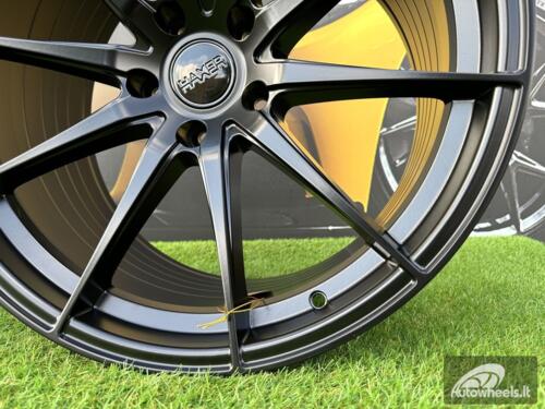 Ratlankis R19x9  5X120  ET  20  72.6  HX034  (B5797)  Black Half Matt (BLHM)  For HAXER  (Z7)  (Rear+Front)