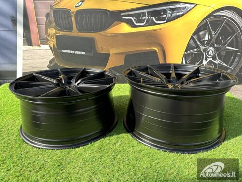 Ratlankis R19x10  5X120  ET  15  72.6  HX034  (B5797)  Black Half Matt (BLHM)  For HAXER  (K4+K2+Z7)  (Rear+Front)