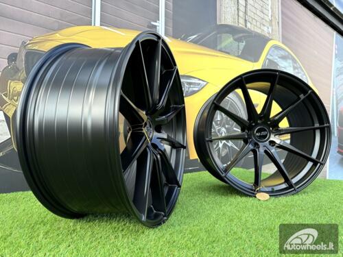 Ratlankis R20x10.5  5X120  ET  35  72.6  HX034  (B5797)  Black Half Matt (BLHM)  For HAXER  (K4)  (Rear+Front)