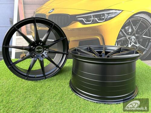 Ratlankis R20x10.5  5X120  ET  35  72.6  HX034  (B5797)  Black Half Matt (BLHM)  For HAXER  (K4)  (Rear+Front)
