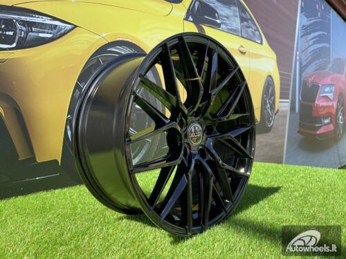 Ratlankis R19x8.5  5X108  ET  40  67.1  HX035  (B5902)  Black (BL)  For HAXER  (K4)