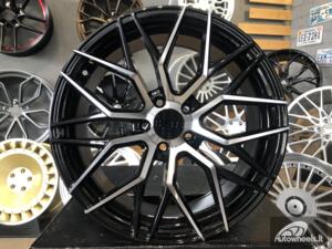 Ratlankis R18x8  5X108  ET  40  67.1  HX035  (B5902)  Black Polished (MB)  For HAXER  (P+K4)