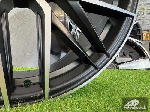 Ratlankis R19x8.5  5X114.3  ET  40  73.1  HX035  (B5902)  Black Polished Half Matt (MBHM)  For HAXER  (P2+K4)