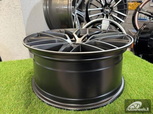 Ratlankis R19x8.5  5X114.3  ET  40  73.1  HX035  (B5902)  Black Polished Half Matt (MBHM)  For HAXER  (P2+K4)